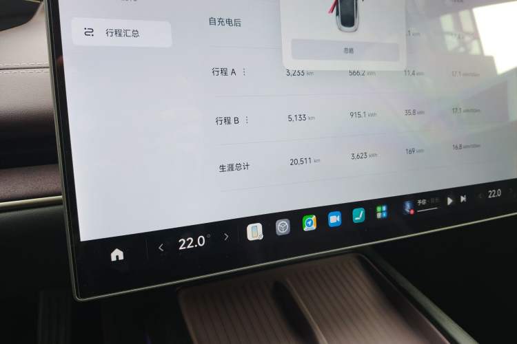 Used Xiaomi Auto SU7 2024 Rear-Drive Ultra-Long Range Advanced Pro-Level Intelligent Driving Version Odometer Close Up