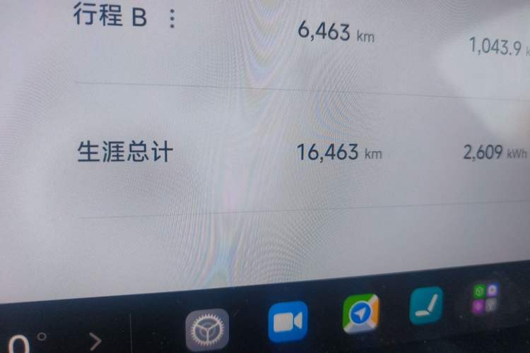 Used Xiaomi Auto SU7 2024 Rear-Drive Ultra-Long Range Advanced Pro-Level Intelligent Driving Version Odometer Close Up