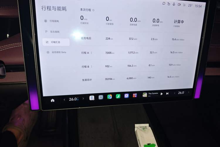 Used Xiaomi Auto SU7 2024 Rear-Drive Ultra-Long Range Advanced Pro-Level Intelligent Driving Version Odometer Close Up