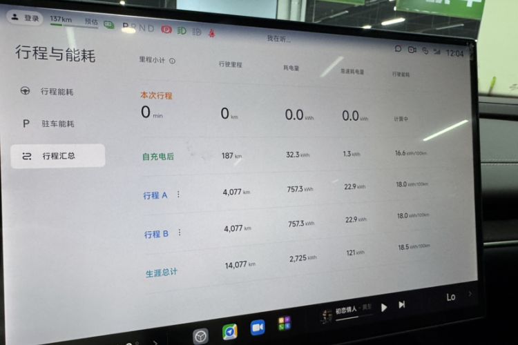 Used Xiaomi Auto SU7 2024 Rear-Drive Ultra-Long Range Advanced Pro-Level Intelligent Driving Version Odometer Close Up
