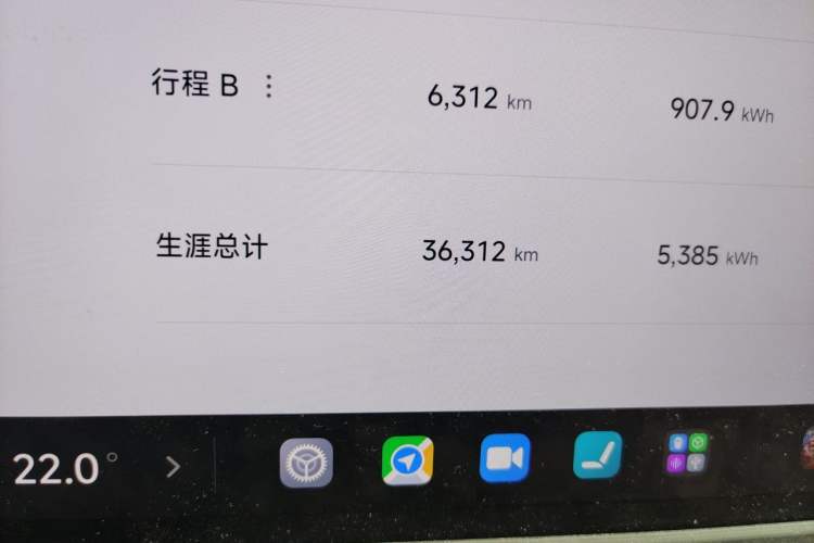 Used Xiaomi Auto SU7 2024 Rear-Drive Long-Range Intelligent Driving Version Odometer Close Up