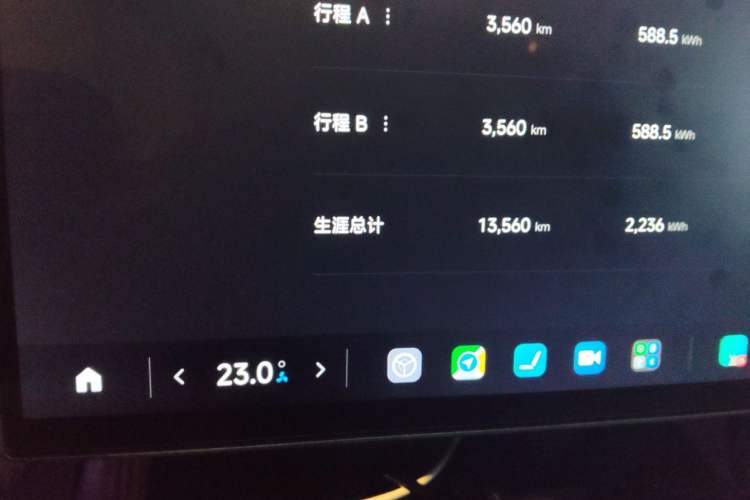 Used Xiaomi Auto SU7 2024 Rear-Drive Long-Range Intelligent Driving Version Odometer Close Up