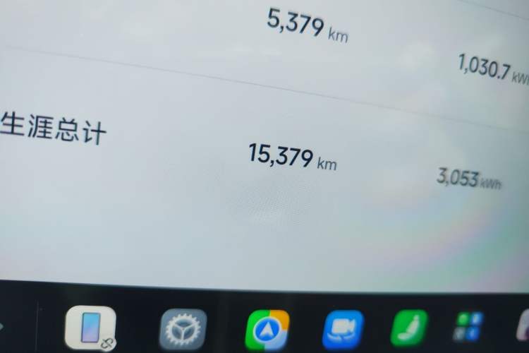 Used Xiaomi Auto SU7 2024 Four-Wheel Drive Ultra-Long Range Advanced Intelligent Driving Max Edition Odometer Close Up