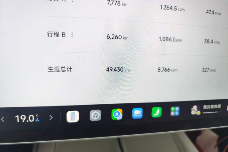 Used Xiaomi Auto SU7 2024 Rear-Drive Standard Founder Edition Odometer Close Up