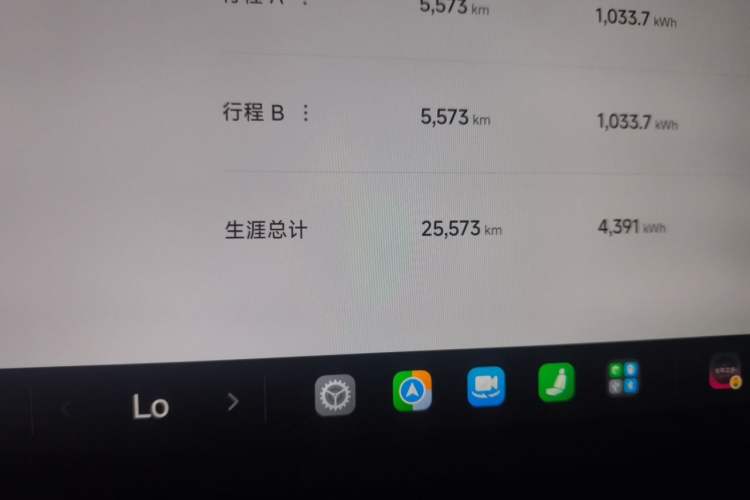 Used Xiaomi Auto SU7 2024 Rear-Drive Long-Range Intelligent Driving Version Odometer Close Up