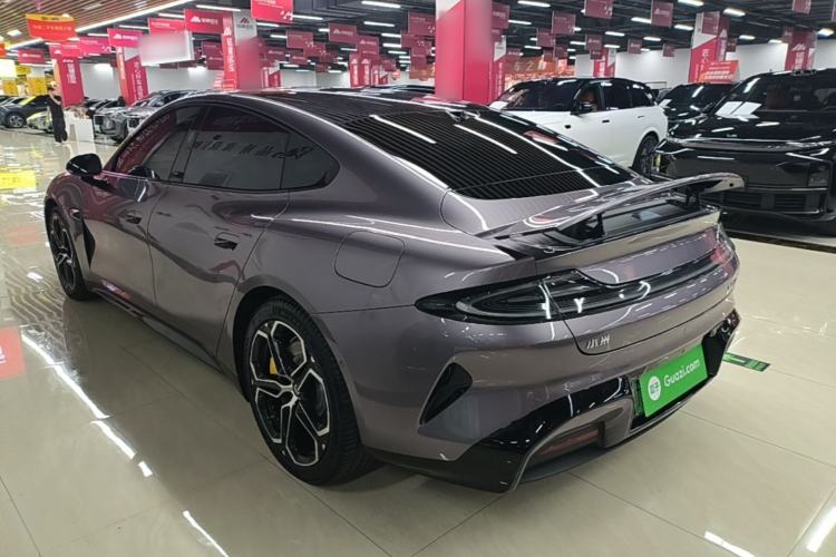 Used Xiaomi Auto SU7 2024 Four-Wheel Drive Ultra-Long Range Advanced Intelligent Driving Max Edition Rear Left 45 Deg