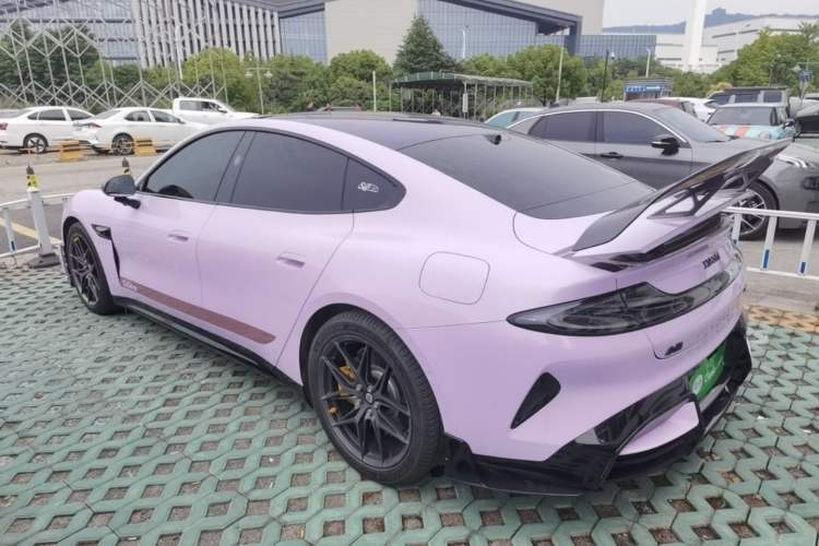 Used Xiaomi Auto SU7 2024 Four-Wheel Drive Ultra-Long Range Advanced Intelligent Driving Max Edition Rear Left 45 Deg