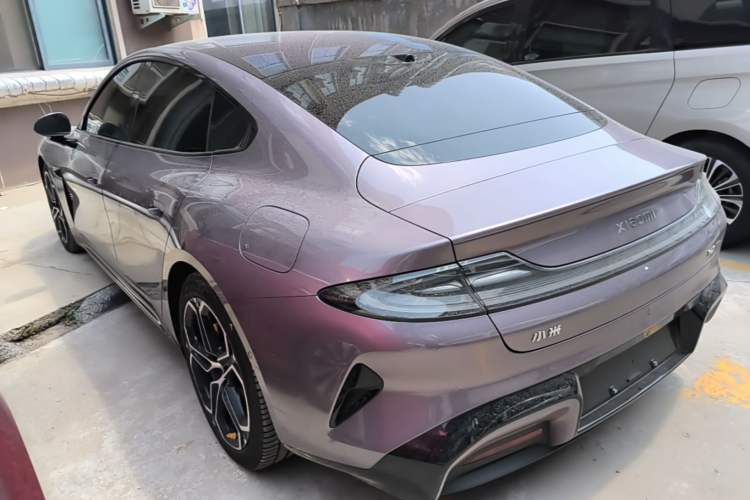 Used Xiaomi Auto SU7 2024 Four-Wheel Drive Ultra-Long Range Advanced Intelligent Driving Max Edition Rear Left 45 Deg