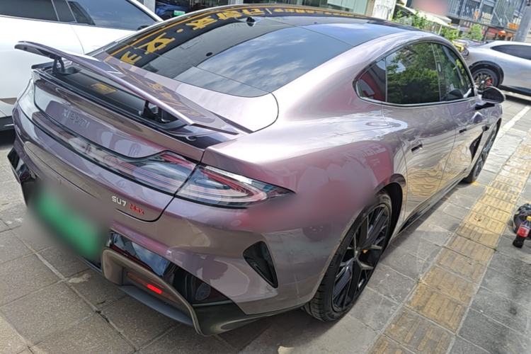 Used Xiaomi Auto SU7 2024 Four-Wheel Drive Ultra-Long Range Advanced Intelligent Driving Max Edition Rear Right 45 Deg