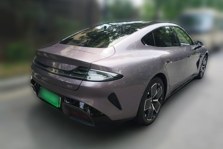 Used Xiaomi Auto SU7 2024 Rear-Drive Long-Range Intelligent Driving Version Rear Right 45 Deg