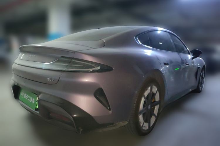 Used Xiaomi Auto SU7 2024 Rear-Drive Long-Range Intelligent Driving Version Rear Right 45 Deg