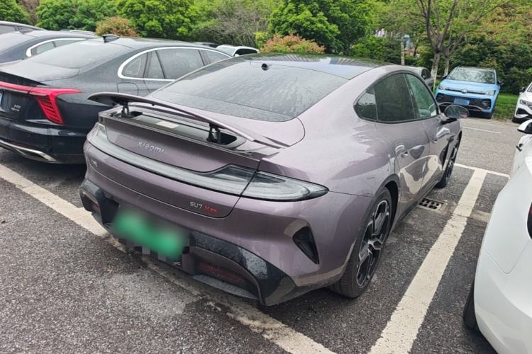 Used Xiaomi Auto SU7 2024 Four-Wheel Drive Ultra-Long Range Advanced Intelligent Driving Max Edition Rear Right 45 Deg