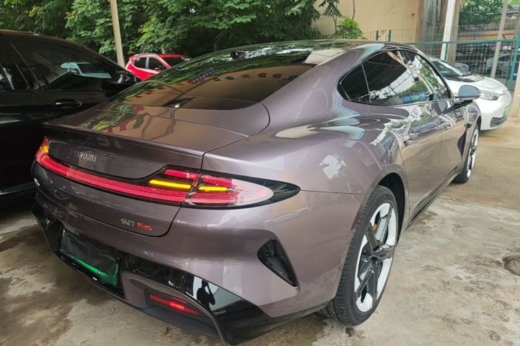 Used Xiaomi Auto SU7 2024 Four-Wheel Drive Ultra-Long Range Advanced Intelligent Driving Max Edition Rear Right 45 Deg