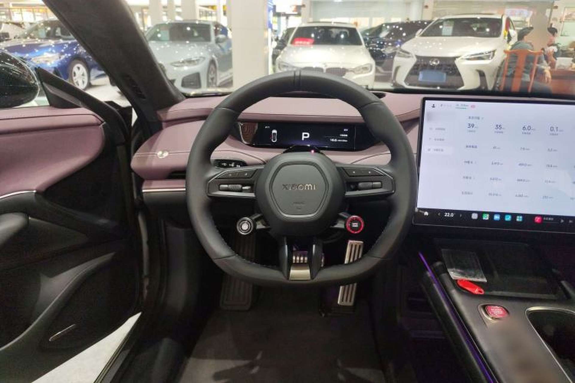 Used Xiaomi Auto SU7 2024 Four-Wheel Drive Ultra-Long Range Advanced Intelligent Driving Max Edition Steering Wheel