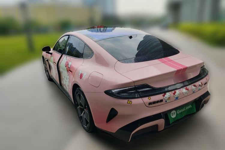 Used Xiaomi Auto SU7 2024 Rear-Drive Long-Range Intelligent Driving Version Rear Left 45 Deg