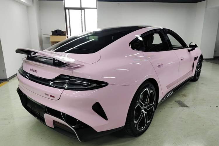 Used Xiaomi Auto SU7 2024 Four-Wheel Drive Ultra-Long Range Advanced Intelligent Driving Max Edition Rear Right 45 Deg