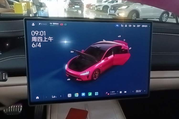 Used Xiaomi Auto SU7 2024 Four-Wheel Drive Ultra-Long Range Advanced Intelligent Driving Max Edition Audio And AC Panel
