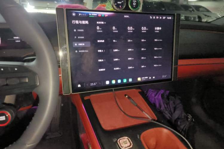 Used Xiaomi Auto SU7 2024 Rear-Drive Standard Founder Edition Audio And AC Panel