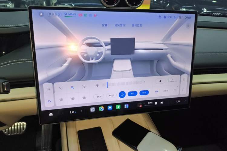 Used Xiaomi Auto SU7 2024 Four-Wheel Drive Ultra-Long Range Advanced Intelligent Driving Max Edition Audio And AC Panel
