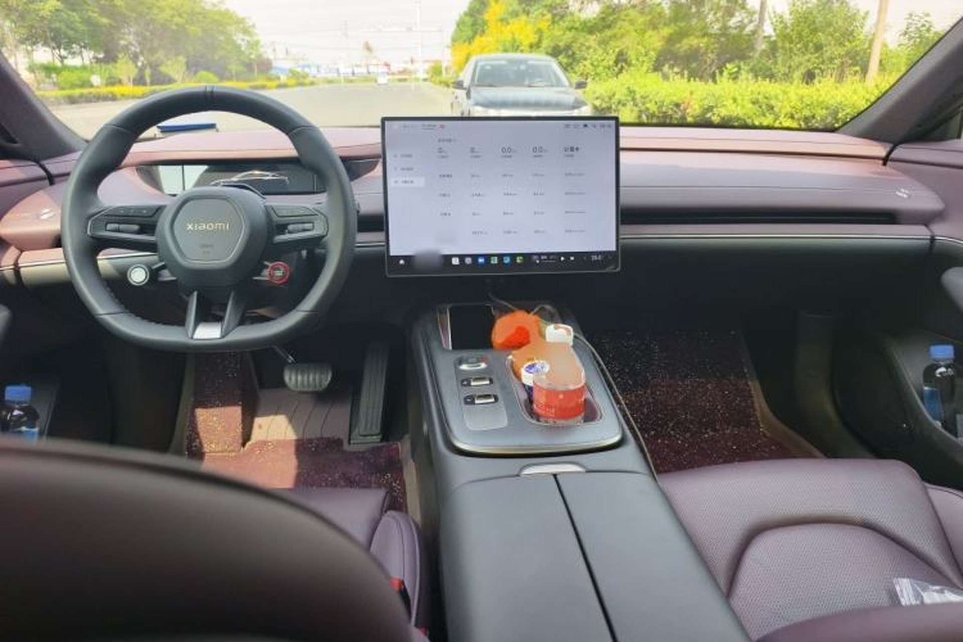 Used Xiaomi Auto SU7 2024 Rear-Drive Long-Range Intelligent Driving Version Center Console