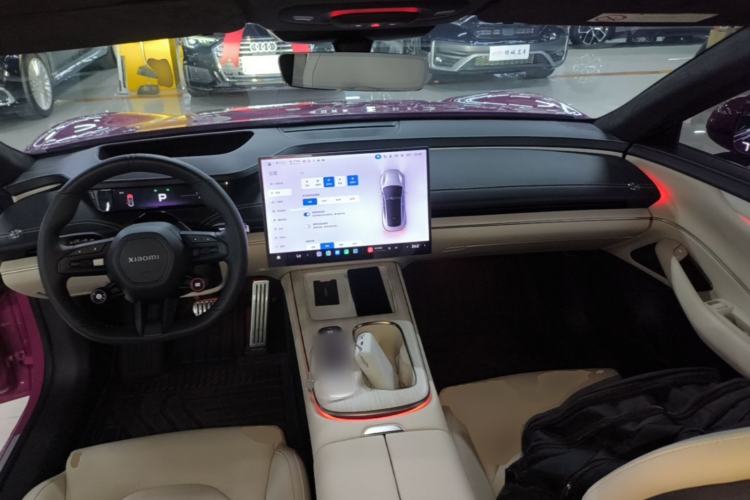 Used Xiaomi Auto SU7 2024 Four-Wheel Drive Ultra-Long Range Advanced Intelligent Driving Max Edition Center Console