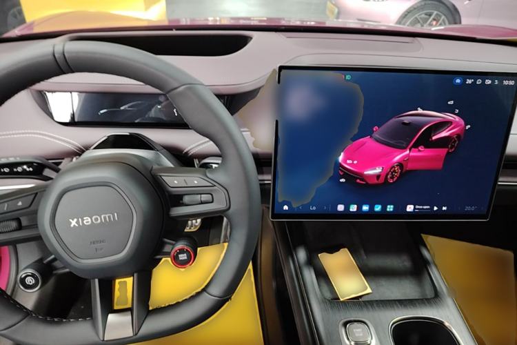 Used Xiaomi Auto SU7 2024 Four-Wheel Drive Ultra-Long Range Advanced Intelligent Driving Max Edition Center Console