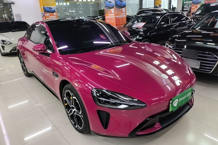 Used Xiaomi Auto SU7 2024 Four-Wheel Drive Ultra-Long Range Advanced Intelligent Driving Max Edition Front Right 45 Deg