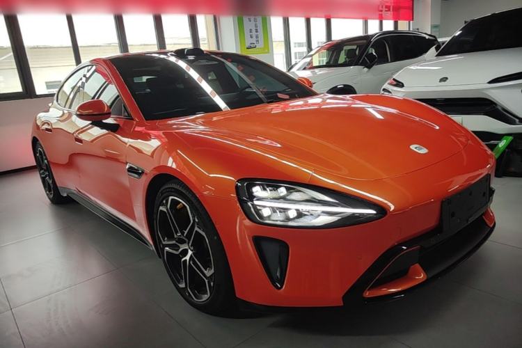 Used Xiaomi Auto SU7 2024 Four-Wheel Drive Ultra-Long Range Advanced Intelligent Driving Max Edition Front Right 45 Deg