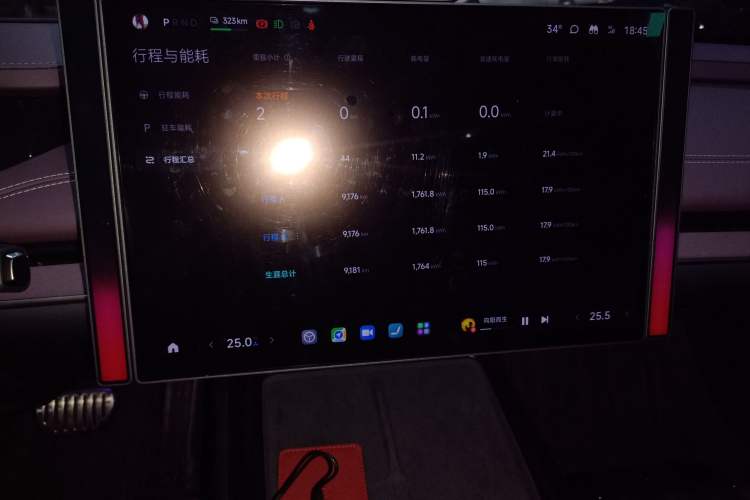 Used Xiaomi Auto SU7 2024 Four-Wheel Drive Ultra-Long Range Advanced Intelligent Driving Max Edition Odometer Close Up