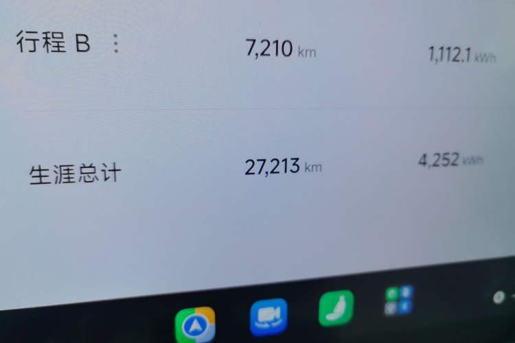 Used Xiaomi Auto SU7 2024 Rear-Drive Ultra-Long Range Advanced Pro-Level Intelligent Driving Version Odometer Close Up