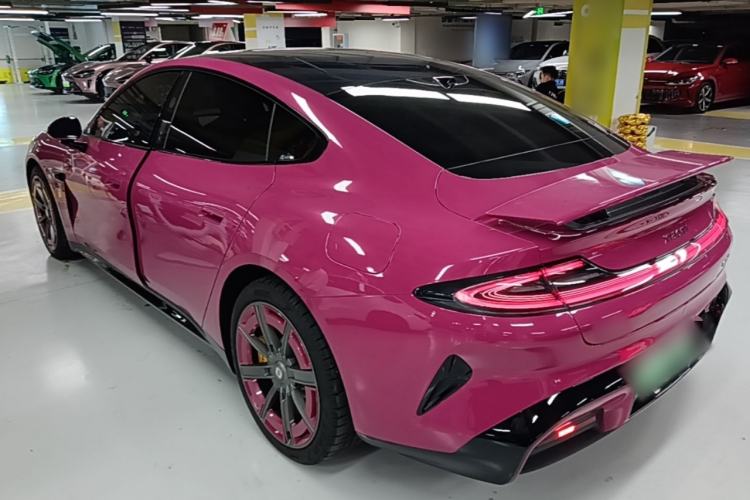 Used Xiaomi Auto SU7 2024 Four-Wheel Drive Ultra-Long Range Advanced Intelligent Driving Max Edition Rear Left 45 Deg
