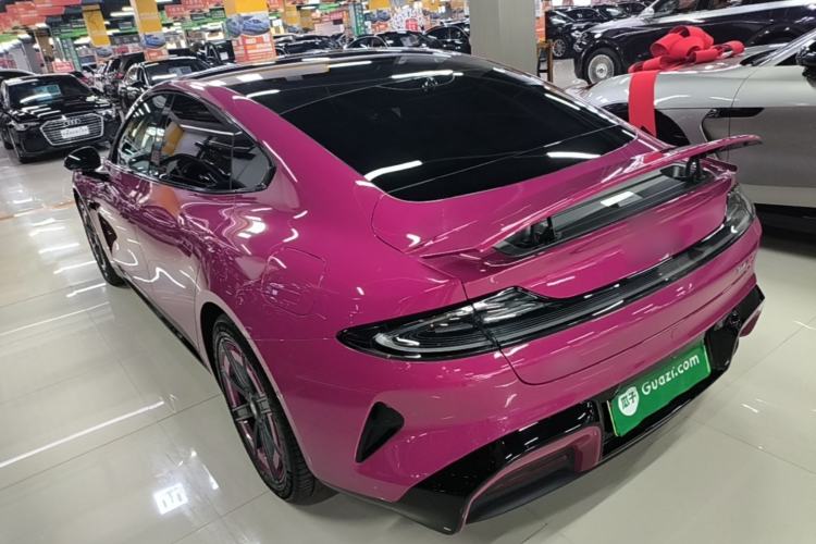 Used Xiaomi Auto SU7 2024 Four-Wheel Drive Ultra-Long Range Advanced Intelligent Driving Max Edition Rear Left 45 Deg