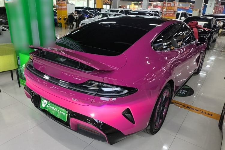 Used Xiaomi Auto SU7 2024 Four-Wheel Drive Ultra-Long Range Advanced Intelligent Driving Max Edition Rear Right 45 Deg