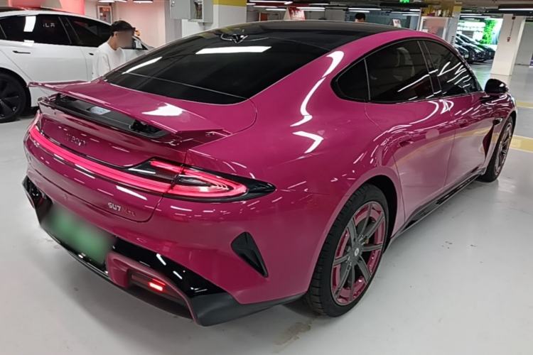 Used Xiaomi Auto SU7 2024 Four-Wheel Drive Ultra-Long Range Advanced Intelligent Driving Max Edition Rear Right 45 Deg