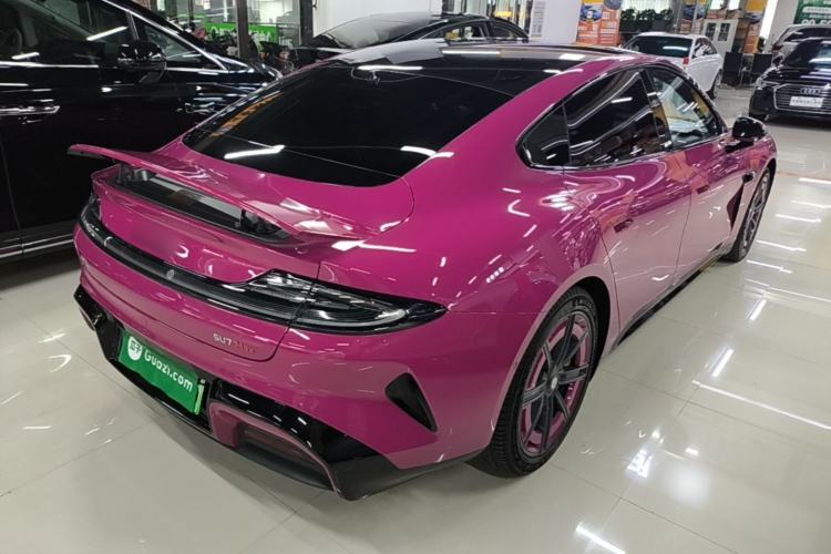 Used Xiaomi Auto SU7 2024 Four-Wheel Drive Ultra-Long Range Advanced Intelligent Driving Max Edition Rear Right 45 Deg
