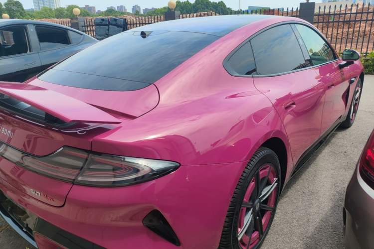 Used Xiaomi Auto SU7 2024 Four-Wheel Drive Ultra-Long Range Advanced Intelligent Driving Max Edition Rear Right 45 Deg