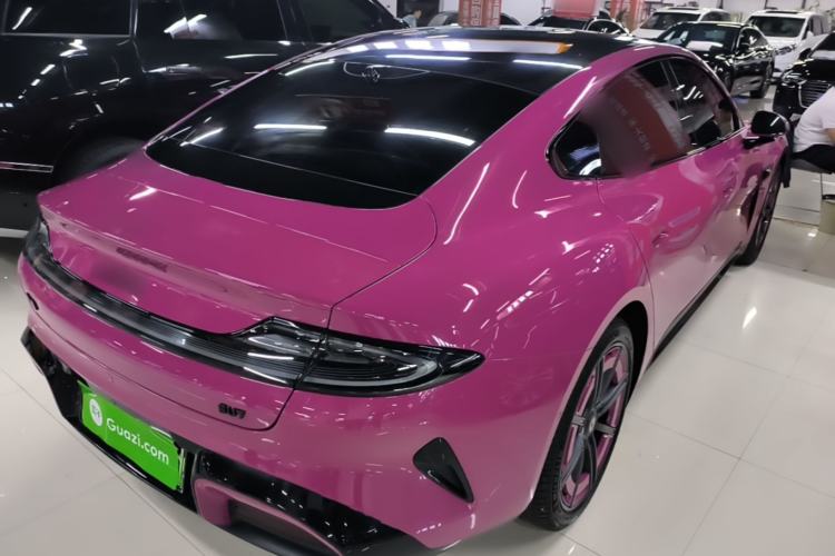 Used Xiaomi Auto SU7 2024 Rear-Drive Ultra-Long Range Advanced Pro-Level Intelligent Driving Version Rear Right 45 Deg