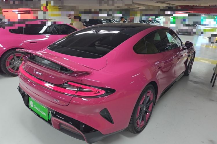 Used Xiaomi Auto SU7 2024 Four-Wheel Drive Ultra-Long Range Advanced Intelligent Driving Max Edition Rear Right 45 Deg