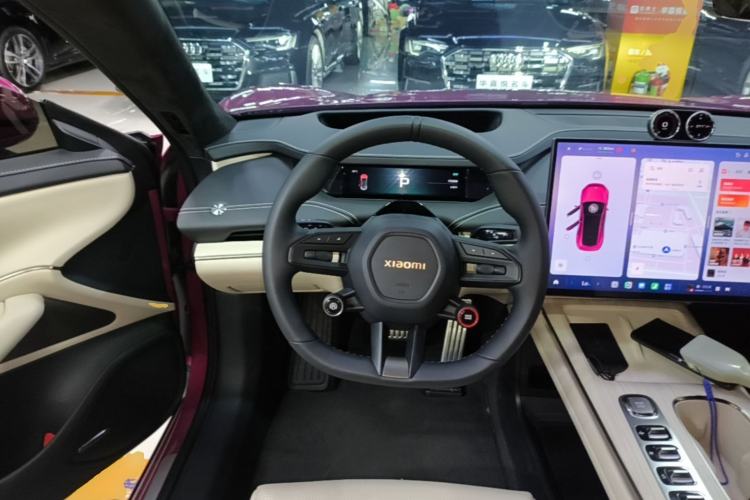 Used Xiaomi Auto SU7 2024 Four-Wheel Drive Ultra-Long Range Advanced Intelligent Driving Max Edition Steering Wheel