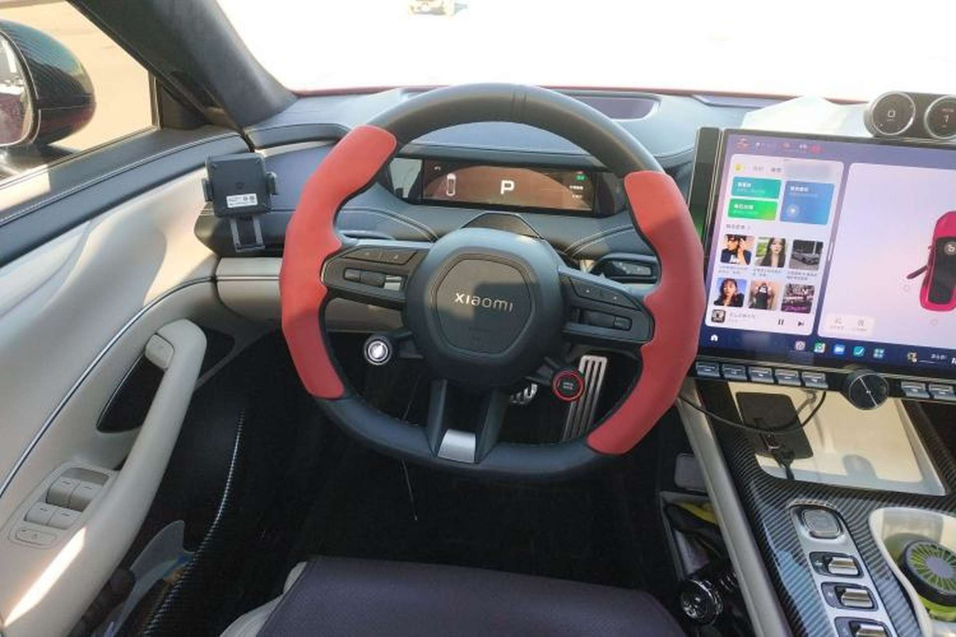 Used Xiaomi Auto SU7 2024 Four-Wheel Drive Ultra-Long Range Advanced Intelligent Driving Max Edition Steering Wheel