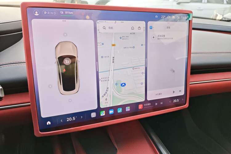 Used Xiaomi Auto SU7 2024 Rear-Drive Ultra-Long Range Advanced Pro-Level Intelligent Driving Version Audio And AC Panel