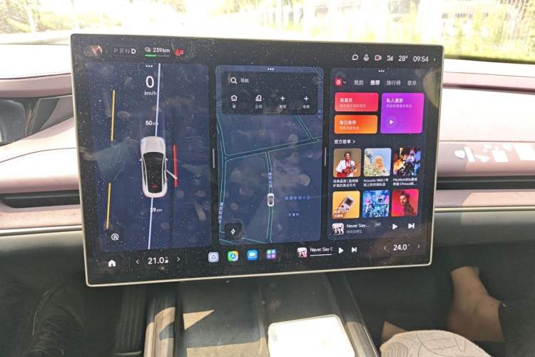 Used Xiaomi Auto SU7 2024 Rear-Drive Long-Range Intelligent Driving Version Audio And AC Panel