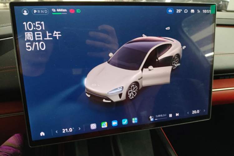 Used Xiaomi Auto SU7 2024 Rear-Drive Long-Range Intelligent Driving Version Audio And AC Panel