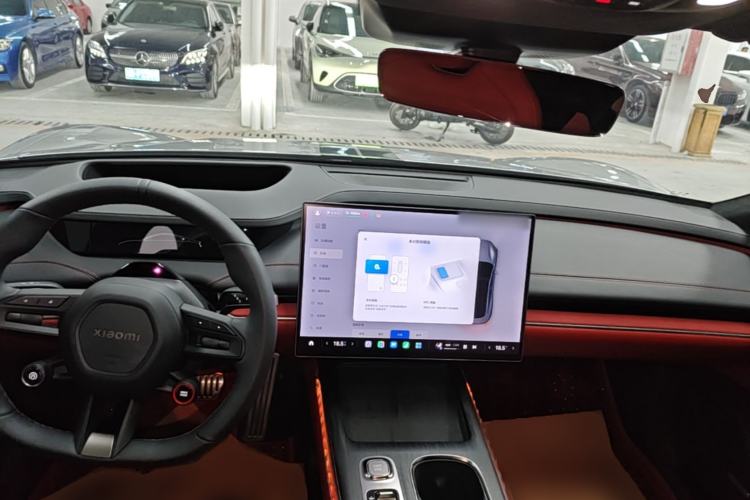 Used Xiaomi Auto SU7 2024 Four-Wheel Drive Ultra-Long Range Advanced Intelligent Driving Max Edition Center Console