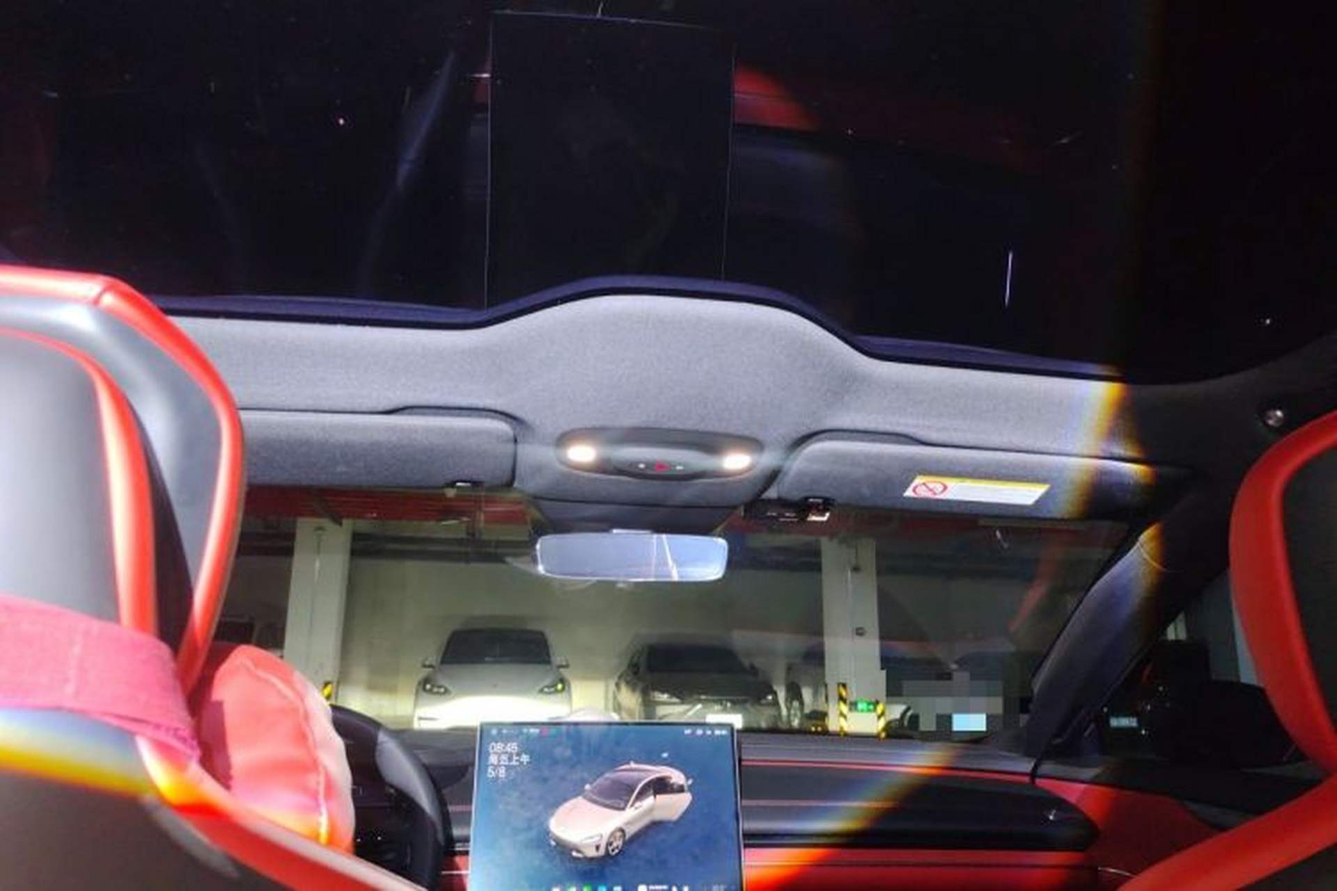 Used Xiaomi Auto SU7 2024 Rear-Drive Long-Range Intelligent Driving Version Headliner