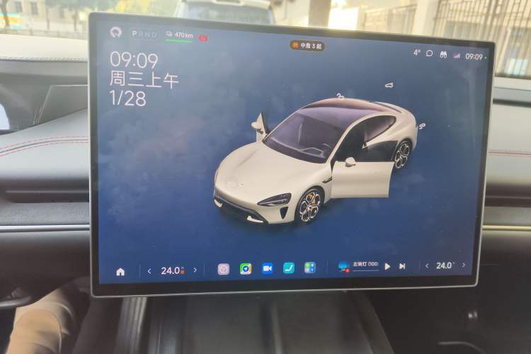 Used Xiaomi Auto SU7 2024 Rear-Drive Long-Range Intelligent Driving Version Instrument Cluster