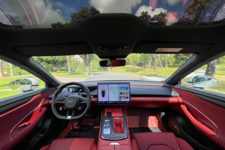Used Xiaomi Auto SU7 2024 Rear-Drive Ultra-Long Range Advanced Pro-Level Intelligent Driving Version Interior 4