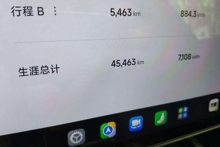 Used Xiaomi Auto SU7 2024 Rear-Drive Ultra-Long Range Advanced Pro-Level Intelligent Driving Version Odometer Close Up