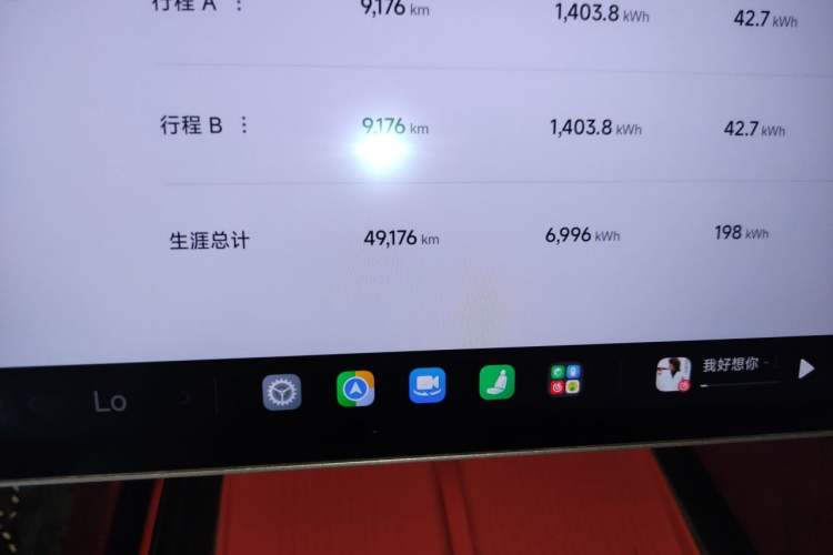 Used Xiaomi Auto SU7 2024 Rear-Drive Long-Range Intelligent Driving Version Odometer Close Up