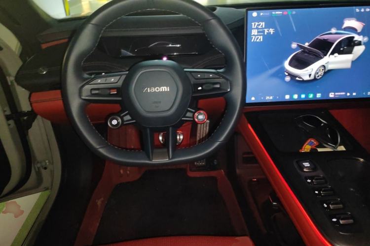 Used Xiaomi Auto SU7 2024 Four-Wheel Drive Ultra-Long Range Advanced Intelligent Driving Max Edition Steering Wheel